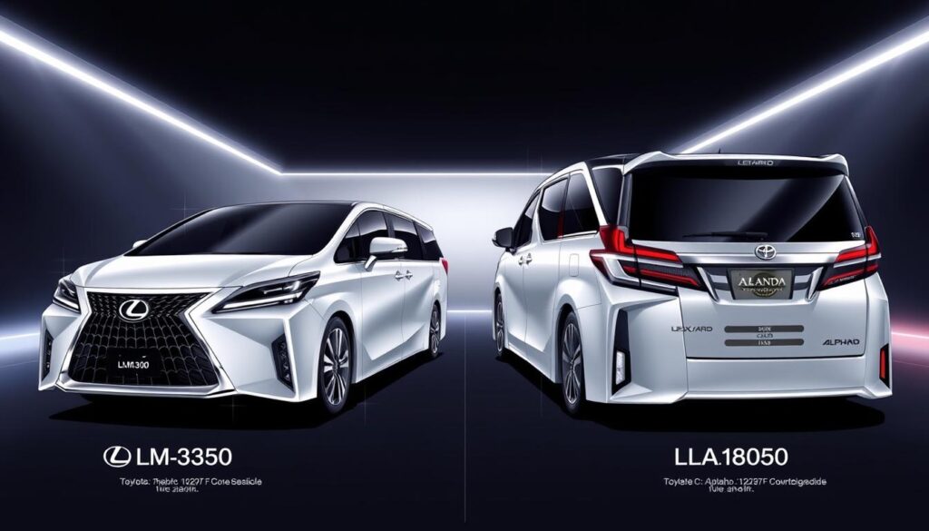 lexus lm350 vs toyota alphard