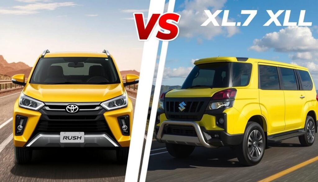 perbandingan toyota rush vs suzuki xl7 2021